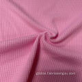 China 100 polyester material knitted Waffle Fabric for garment Factory